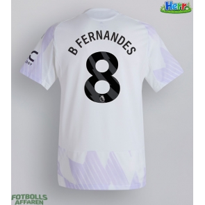 Manchester United Bruno Fernandes #8 Bortatröja 2025-26 Kortärmad